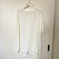 【siro シロ】 poncho T in off/lightgray/black