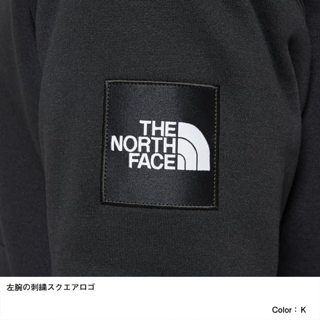 【The North Face】Square Logo  FullZip  (スクエアロゴフルジップ）K(black) NT62038　(メンズ）