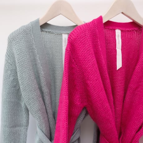 【mieyamieya ミエヤミエヤ】mohair knit cardigan (モヘアニットカーディガン）