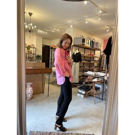 【Bed&Breakfast ベッド＆ブレイクファースト】Crepe Cloth Slim Pants