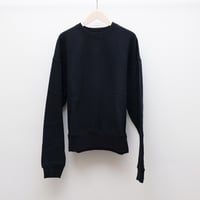 【Bed&Breakfast ベッド＆ブレイクファースト】Standard Soft Sweat Tops in Black