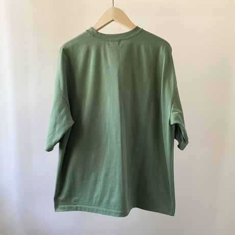 【quan別注】【Bed&Breakfast】Premium Cotton Tshirt in Lemon yellow/Olive