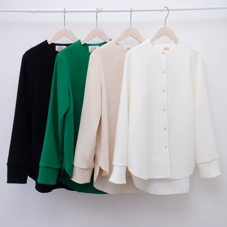 【Bed&Breakfast ベッド＆ブレイクファースト】Back Satin Dry Georgette Blouse