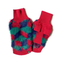 【PEGION/ペギオン】MONSTER SWEATER (モンスターセーター）- RED　XS,S