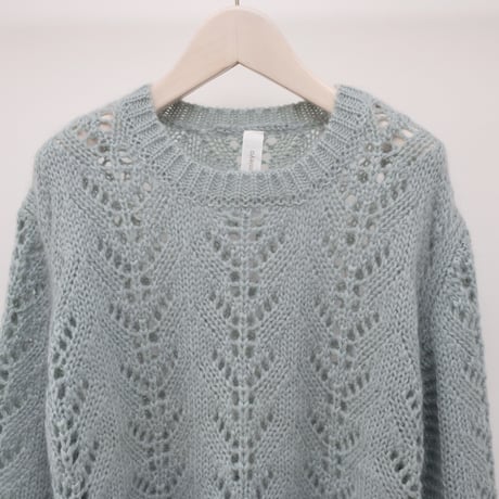 【mieyamieya ミエヤミエヤ】mohair knit  (モヘアニット）