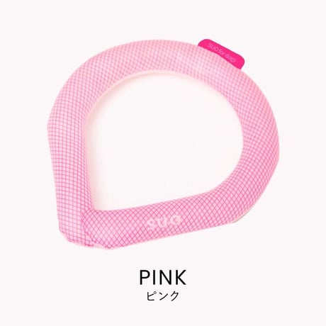 【SUO/スオ】28°ICEクールリングMサイズ【ブラック・ピンク・イエロー・ライトベージュ・ライトピンク・ライトグレイ・ホワイト】［ペット犬用M32cm ]