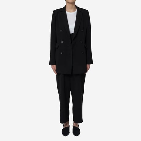 【Greed International グリードインターナショナル】Standard Double Cloth Jacket in Black