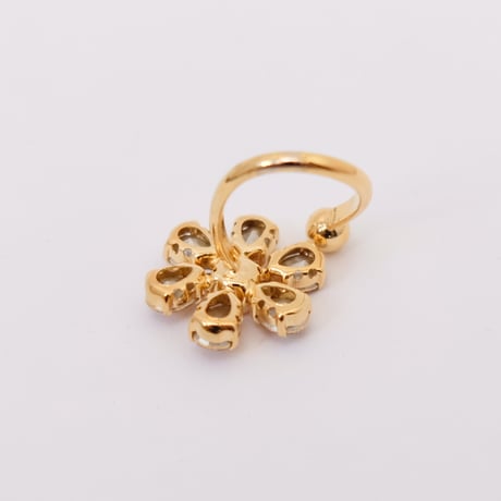 【Bijou R.I/ビジューアールアイ】Crystal Daisy Ring