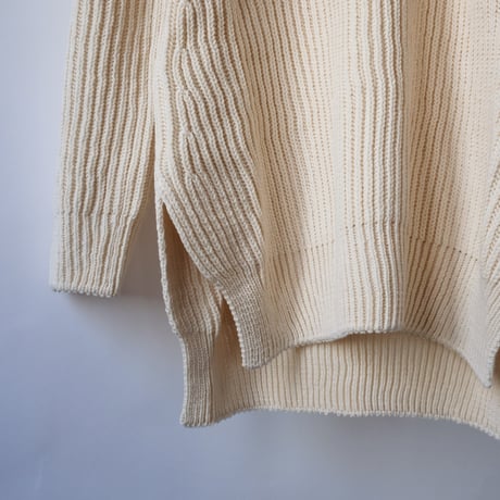 【Bed&Breakfast ベッド＆ブレイクファースト】Cotton Balloon Sweater in Off White