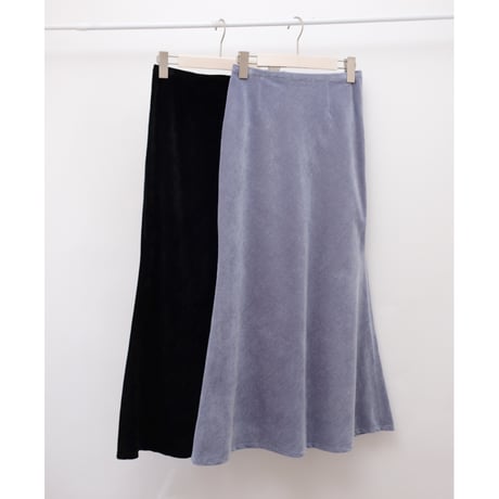 【Bed&Breakfast ベッド＆ブレイクファースト】 Chambray Corduroy Skirt