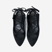 【Bed&BREAKFAST ベッド＆ブレイクファースト】LACEUP SANDALS-black
