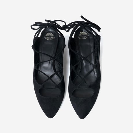 【Bed&BREAKFAST ベッド＆ブレイクファースト】LACEUP SANDALS-black