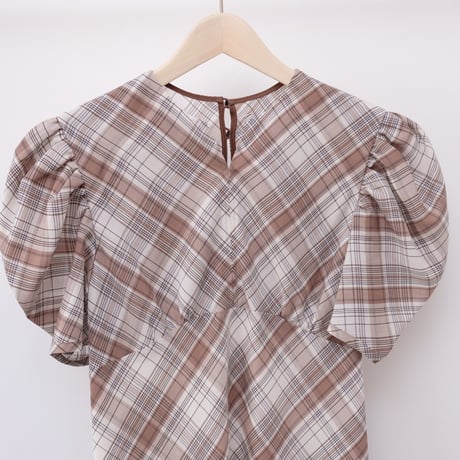 【Greed International グリードインターナショナル】Sienna Glow Check Dress