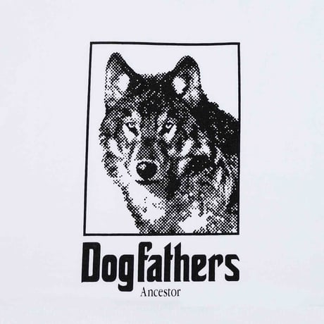 【HAINU ハイヌ】Dog Ancestors T-shirts   (ドッグアンセスターティーシャツ）black/white