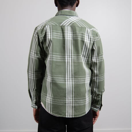 【Carhartt WIP /カーハートウィップ】CAHILL SHIRT JAC (シャツジャケット） I028-801 Cahill ChD Green