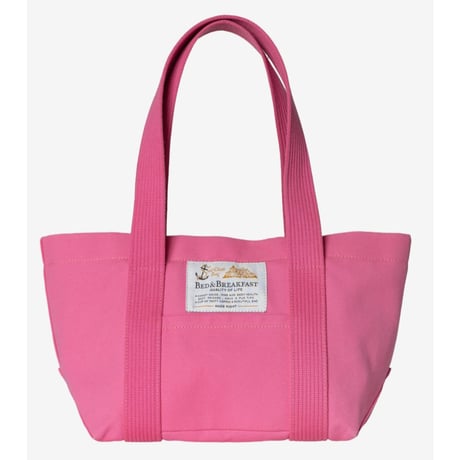 【Bed&Breakfast ベッド＆ブレイクファースト】Sail Cloth Bag midium in pink