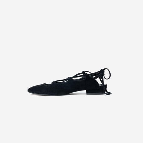 【Bed&BREAKFAST ベッド＆ブレイクファースト】LACEUP SANDALS-black