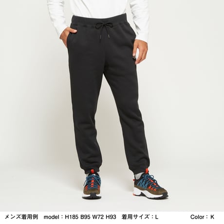 【The North Face】Heather Sweat Pant  (ヘザースウェットパンツ）K(BLACK) NB82035(メンズ）