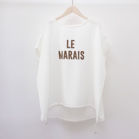 【siro de labonte シロ】 LE MARAISタックスリーブプルオーバー <R623309>