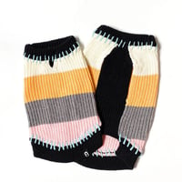 【PEGION/ペギオン】STITCHED KNIT VEST (ステッチニットベスト）- BLACK