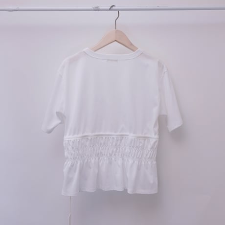 【PROTAGONISTA/プロタゴニスタ】ギャザーTシャツ<PNT-CT-68>