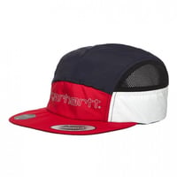 【Carhartt WIP /カーハートウィップ】Terrace Cap (テラスキャップ）サンバイザー I026-303 Cardinal/DarkNavy/White