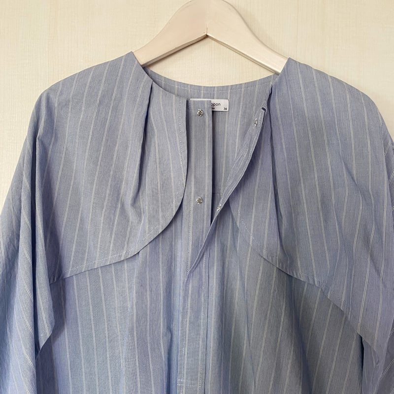 near.nippon ニアニッポン】オーガニックフレアスリーブブラウス 50815  