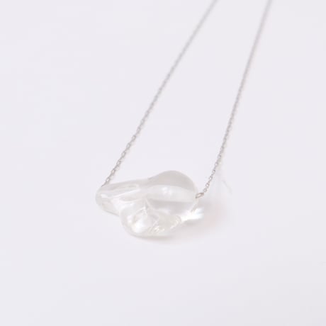 【Bijou R.I/ビジューアールアイ】Clear Baroque Pearl Necklace