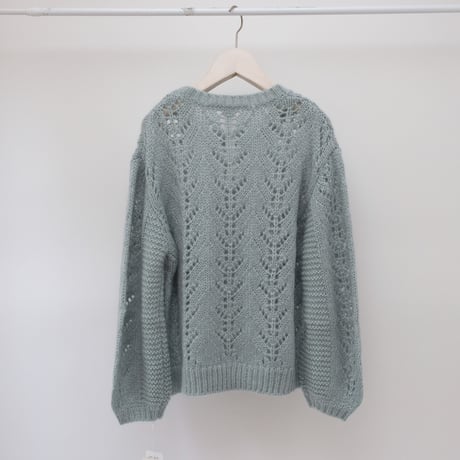 【mieyamieya ミエヤミエヤ】mohair knit  (モヘアニット）