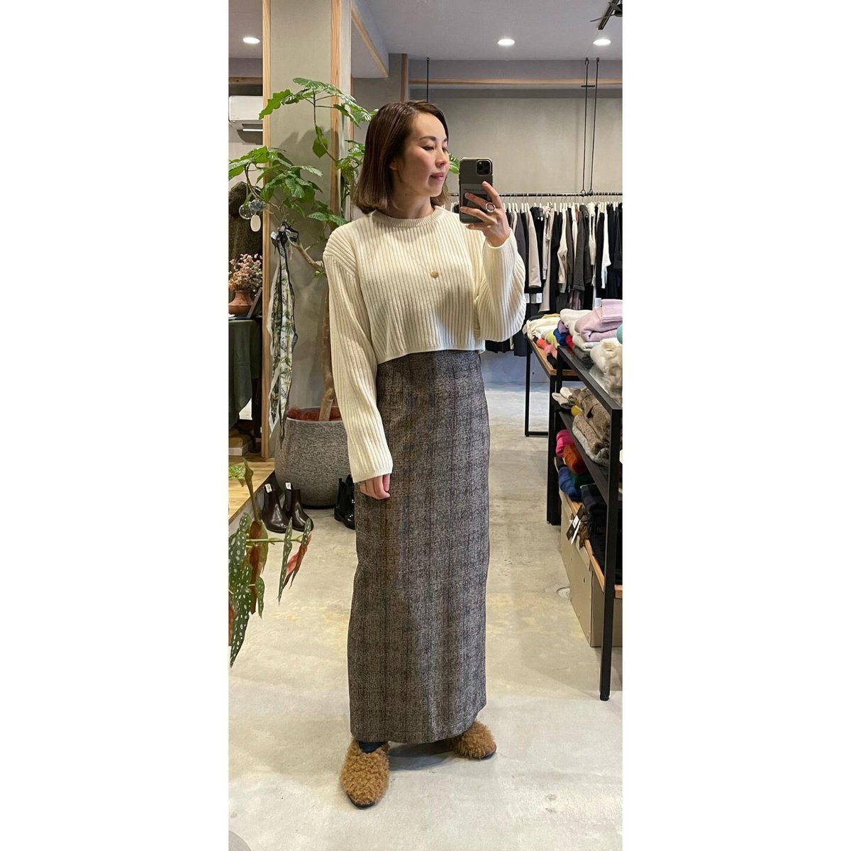 Greed International グリードインターナショナル】Cashmere Lam