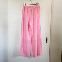 【near.nippon ニアニッポン】cupra jaquard pants in pail pink　1002-23