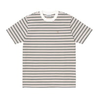 【Carhartt WIP /カーハートウィップ】S/S AKRON T-SHIRT - Akron Stripe, Wax