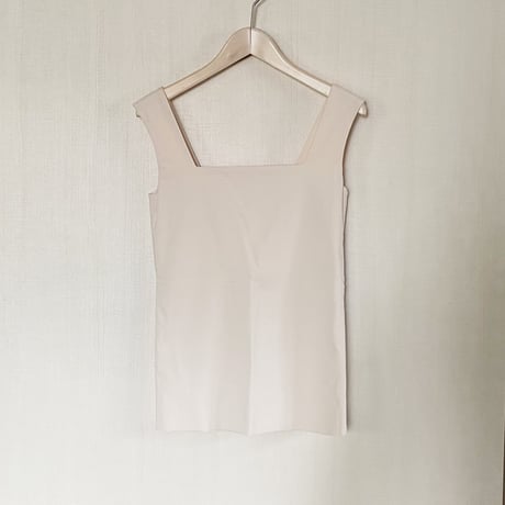 【Bed&Breakfast】Stretch Fit Base Square Top in Beige