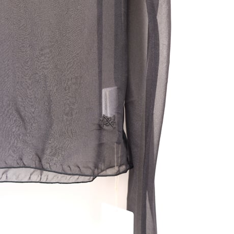 【nue by near.nippon ヌエ】Nue_02 Shade ( Sheer Long Tee ) シェイド （ シアーロングスリーブ ）