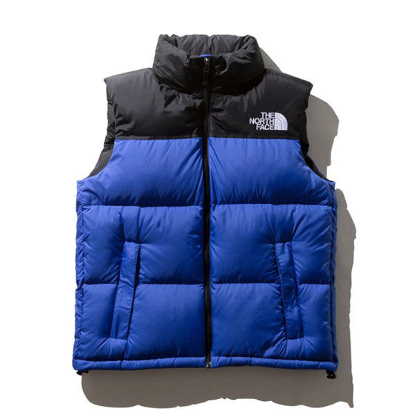 美品☆THE NORTH FACE ヌプシND91843 ダウンベスト　NT The North Face】Nuptse Vest (ヌプシベスト（メンズ））TNFブル