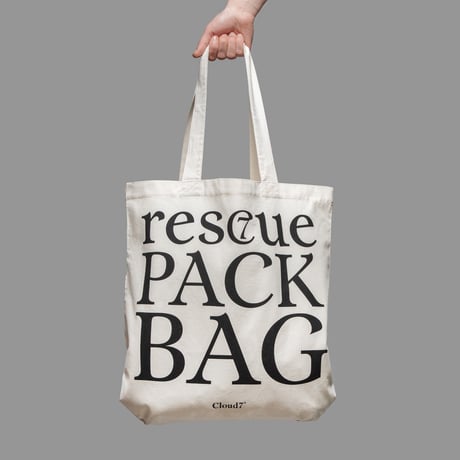 【Cloud7/クラウド7】RESC7UE Tote Bag   (レスキュートートバッグ）DustyRose/Nature/DustyGrey
