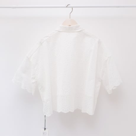 【HER.】コットンレースBOXシャツ<7062704>