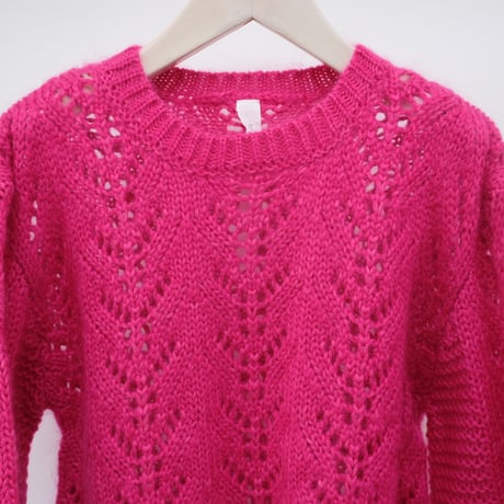 【mieyamieya ミエヤミエヤ】mohair knit  (モヘアニット）