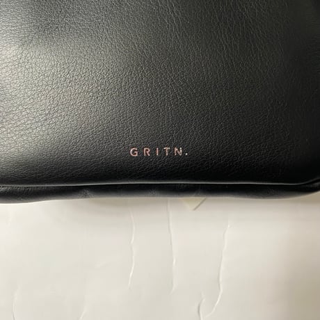 【Greed Internationalグリードインターナショナル】Leather Sacoche in Black