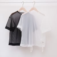 【nue by near.nippon ヌエ】Nue_12Mist ( Sheer Tee ) ミスト （ シアー Tシャツ ）