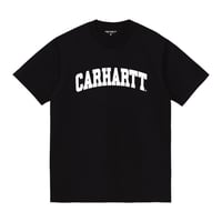 【Carhartt WIP /カーハートウィップ】S/S UNIVERSITY T-SHIRT - Black / White