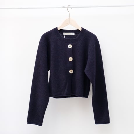 【Greed International グリードインターナショナル】Halo Wool Knit Short Cardigan