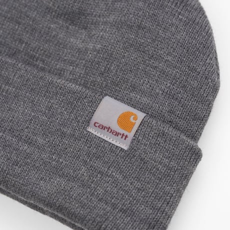 【Carhartt WIP /カーハートウィップ】STRATUS HAT LOW (ニットキャップ） I025-741　Dark Grey Heather
