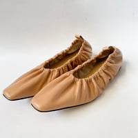 【PELLICO SUNNY　ペリーコサニー】アンクレットギャザーバレエシューズ