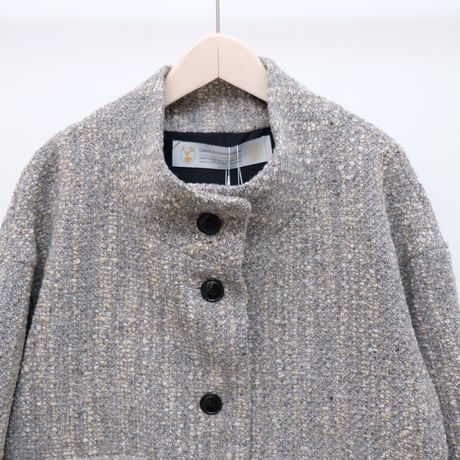 【Greed International グリードインターナショナル】CAVALLINE Loop Wool Coat in Gray