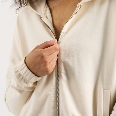 【vuori/ヴオリ】WOMENS Laguna Zip Hoodie  (ラグナジップフーディー)　VW256 -NATURAL