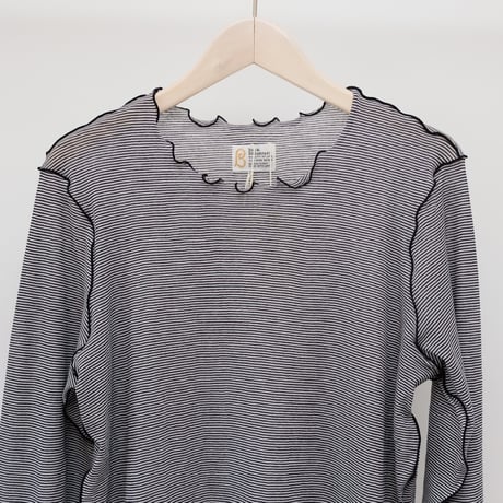 【Bed&Breakfast ベッド＆ブレイクファースト】mellow neck long sleeve tee