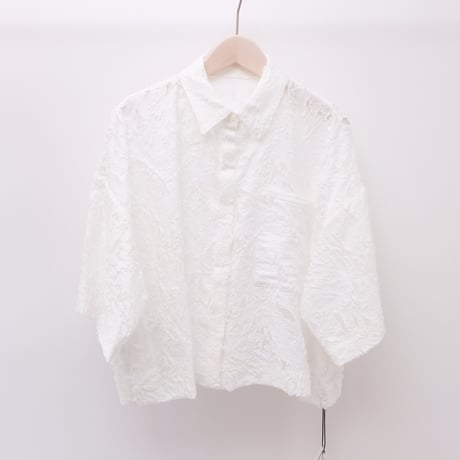 【HER.】カットジャカードショートシャツ<3631521407>