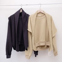 【PROTAGONISTA/プロタゴニスタ】sweat with scarf <PNT-CT-121>