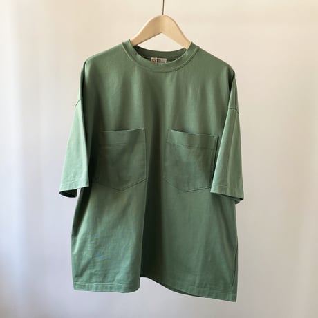 【quan別注】【Bed&Breakfast】Premium Cotton Tshirt in Lemon yellow/Olive